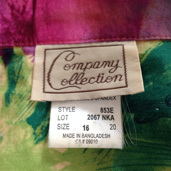 Company Collection Button Front Lightweight Jacket with 4 pockets, size 16 - Picture 3 of 4